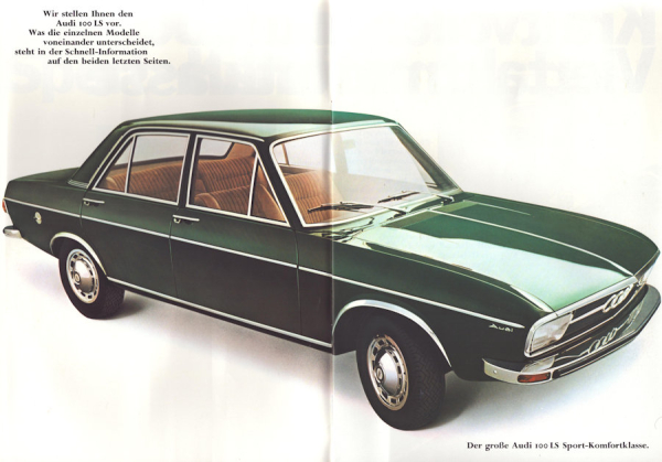 Audi 100 Prospekt 7.1969