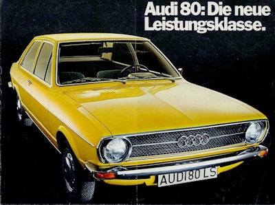 Audi 80 brochure 8.1972