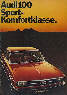 Audi 100 Prospekt 8.1972