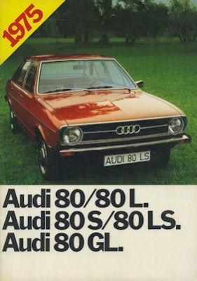 Audi 80 Prospekt 8.1974 norw.