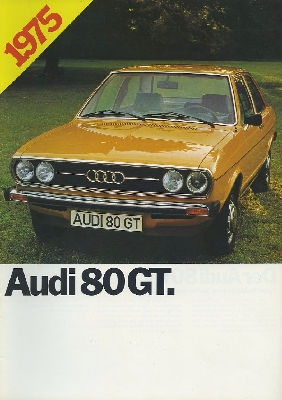 Audi 80 GT brochure 8.1974