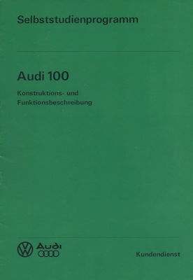 Audi 100 C 2 Reparaturanleitung 6.1976