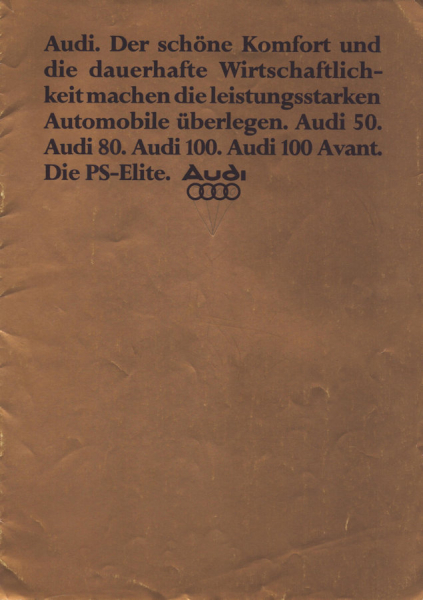 Audi Programm 8.1977