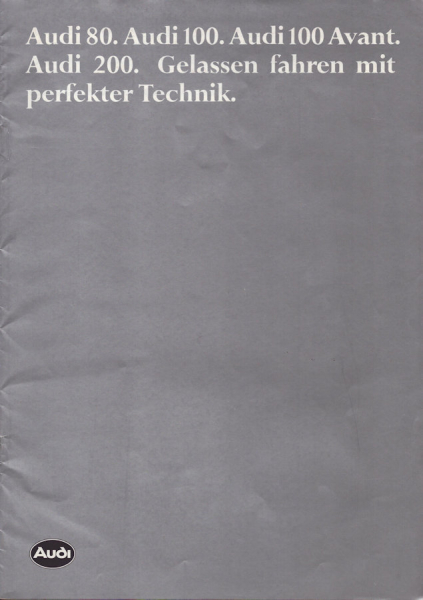 Audi Programm 9.1979