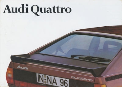 Audi Quattro Prospekt 2.1980