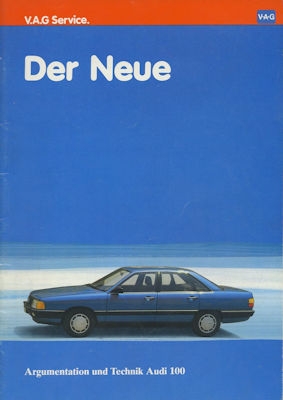 Audi 100 C 3 brochure 6.1982