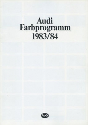 Audi Farben 1983/84