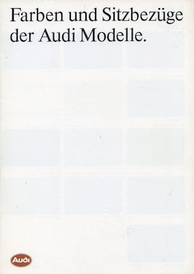 Audi Farben 6.1989 für 1990