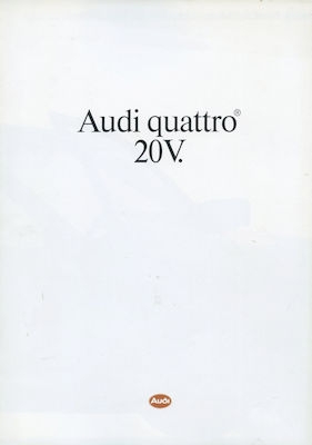 Audi Quattro 20 V Prospekt 1.1990