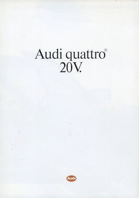 Audi Quattro 20 V Prospekt 1.1990