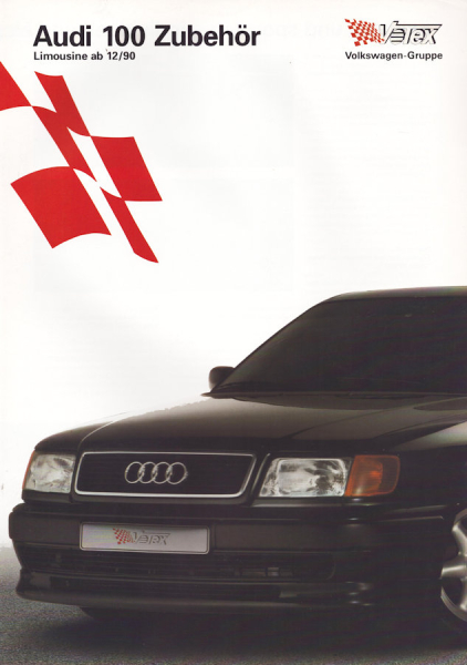 Audi / Votex 100 C 3 Zubehör Prospekt 12.1990