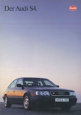 Audi S 4 C 4 Prospekt 1.1992