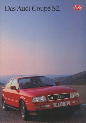 Audi Coupé S 2 B 3 Prospekt 1.1992