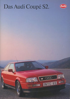 Audi Coupé S 2 B 3 Prospekt 7.1992