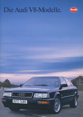 Audi V 8 Prospekt 10.1992