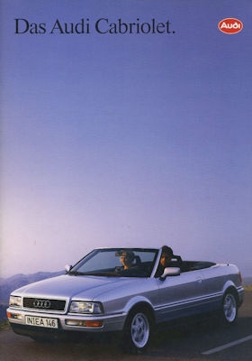 Audi Cabriolet Prospekt 7.1992