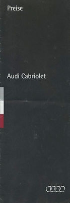 Audi Cabriolet Preisliste 1.1994