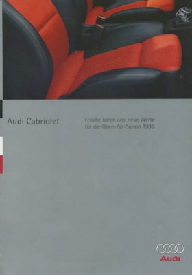 Audi Cabriolet Ausstattungs-Prospekt 1.1995