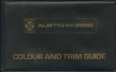 Austin-Morris Colour and Trim Guide 1970er Jahre