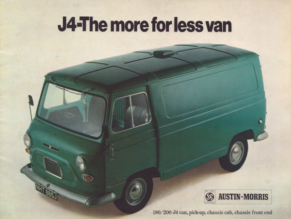 Austin-Morris J 4 Prospekt 9.1970