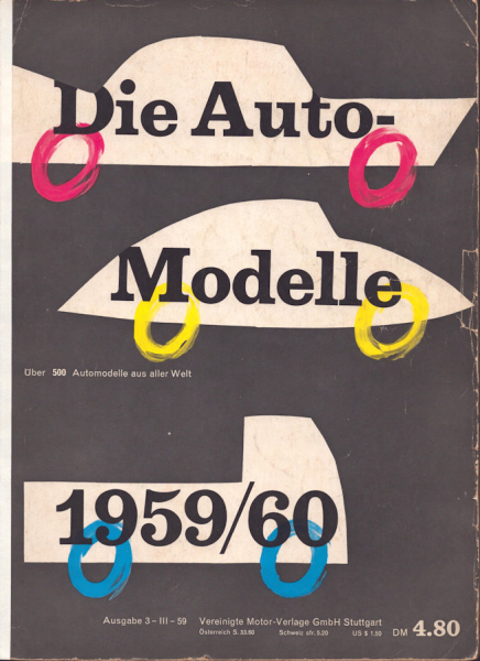 Auto Katalog 1959/60 Nr. 3