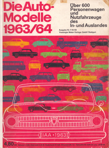Auto Modelle 1963/64 Nr. 7