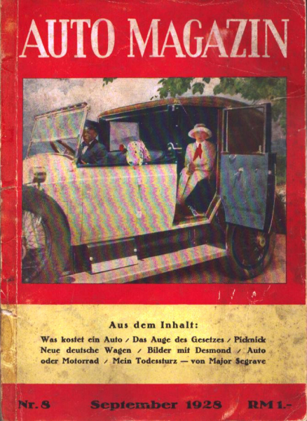 Auto Magazin 1928 Heft 8