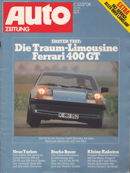Auto Zeitung 1978 Heft 24