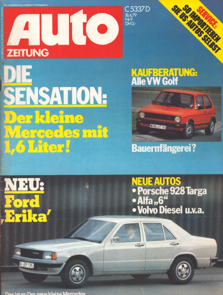 Auto Zeitung 1979 Heft 9