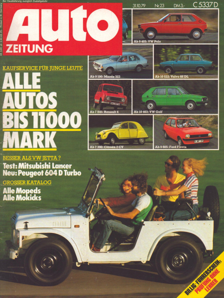Auto Zeitung 1979 Heft 23