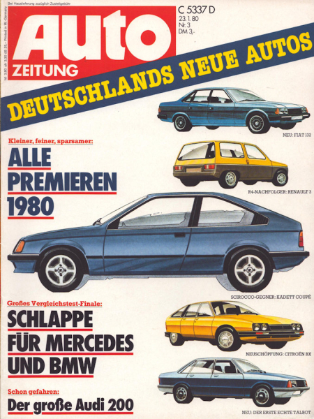 Auto Zeitung 1980 Heft 3
