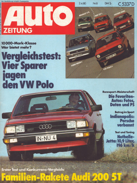 Auto Zeitung 1980 Heft 8