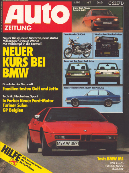 Auto Zeitung 1980 Heft 11