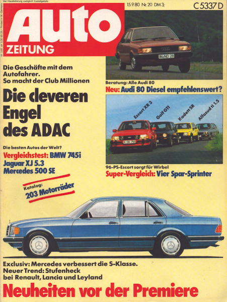 Auto Zeitung 1980 Heft 20
