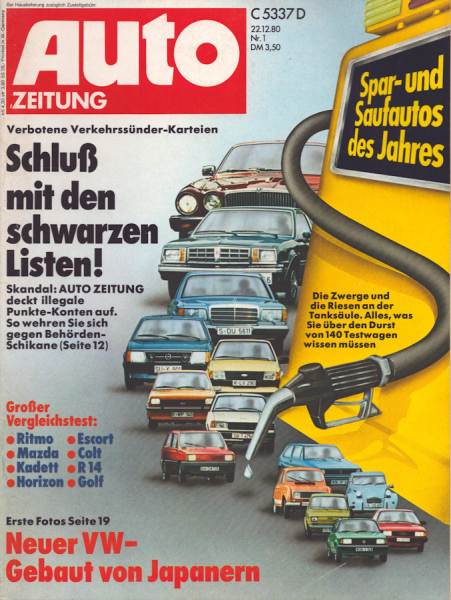 Auto Zeitung 1981 Heft 1