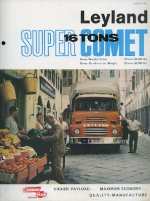 British Leyland Super Comet 16 tons Prospekt 9.1964 e