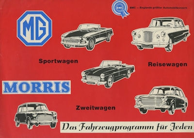 BMC Programm ca. 1965