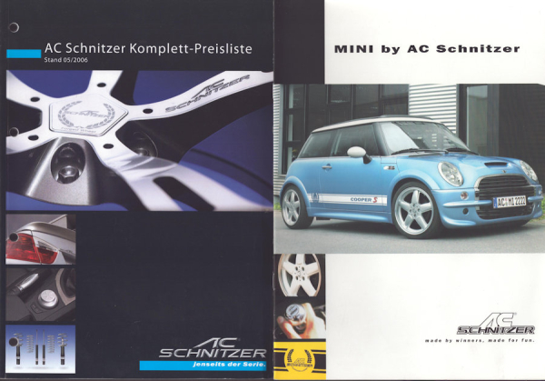 BMW Schnitzer Mappe 2006