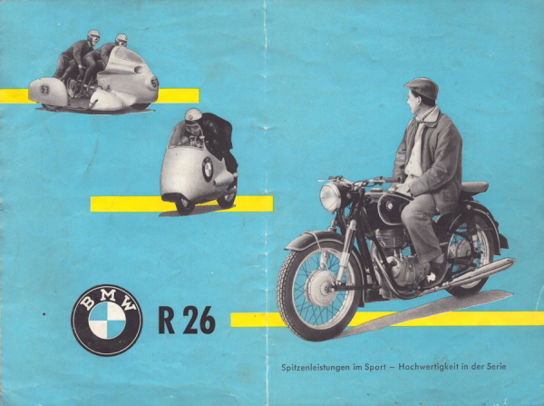 BMW R 26 Prospekt 2.1956
