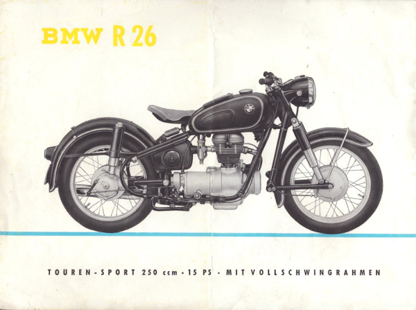 BMW R 26 Prospekt 2.1956