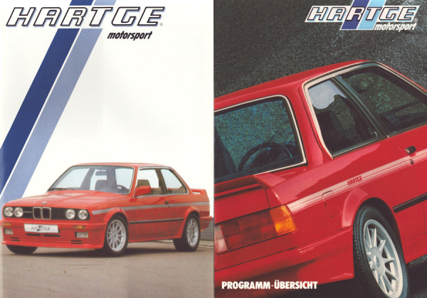 BMW Hartge Programm-Mappe 9.1985