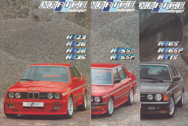 BMW Hartge Programm-Mappe 9.1985
