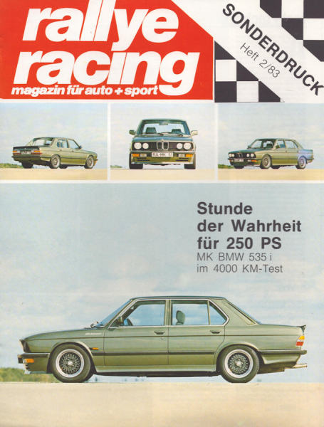 BMW MK 535i Test 1983