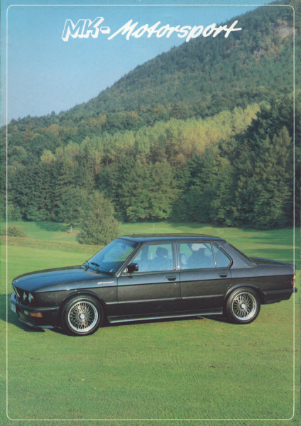 BMW MK Motorsport Programm 1980er Jahre
