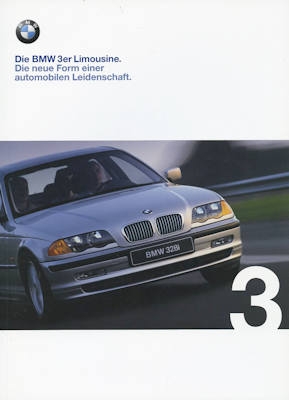 BMW 3er Limousine brochure 2000