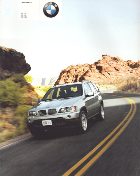 BMW X 5 E 53 Prospekt 2001