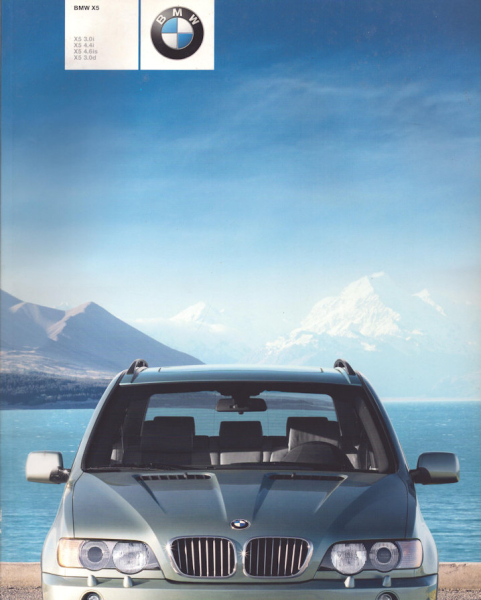 BMW X 5 E 53 Prospekt 2002