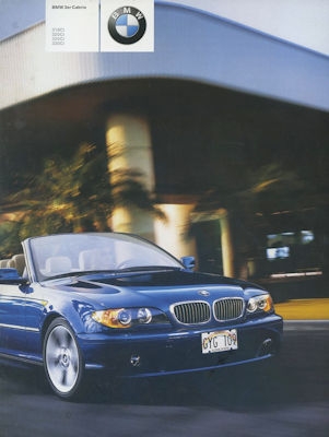BMW 3er Cabrio Prospekt 2003