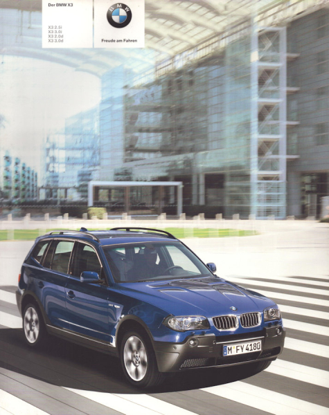 BMW X 3 E 83 Prospekt 2005