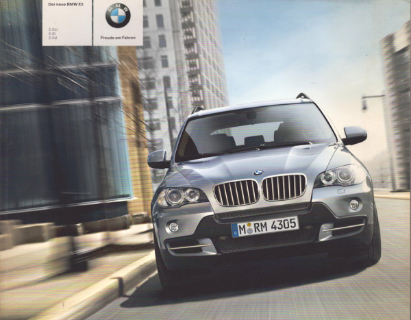 BMW X 5 E 70 Prospekt 2007